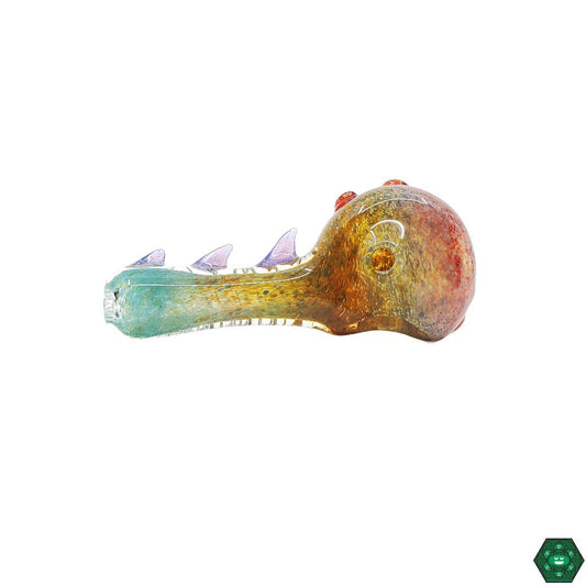 Guru G Chillum, a compact and versatile glass pipe designed for quick, straightforward sessions and easy portability.