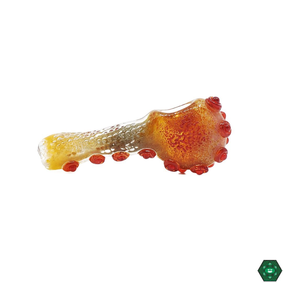 Guru G Chillum, a durable and heat-resistant glass pipe designed for everyday smoking convenience.
