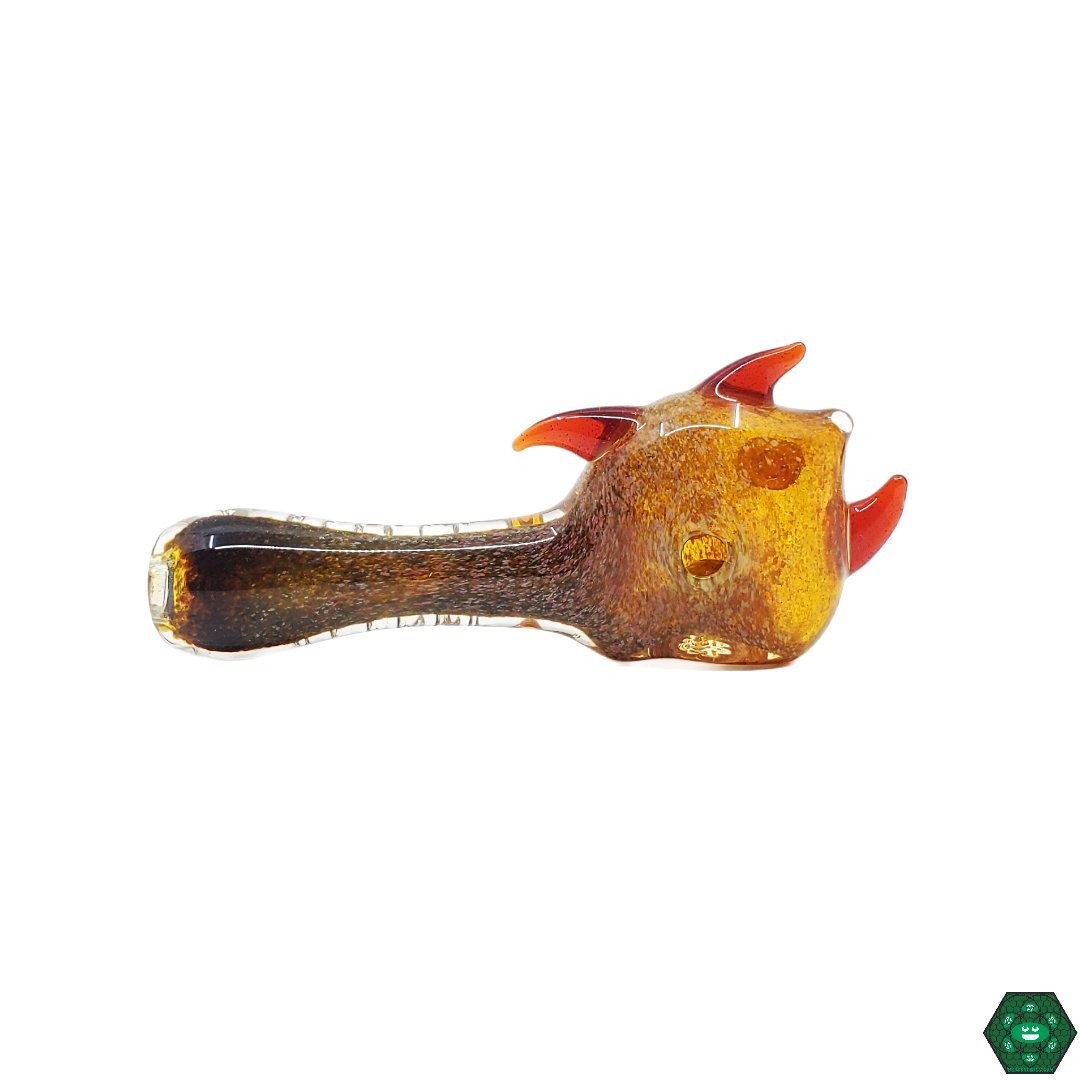 Guru G Chillum, a portable smoking pipe featuring an easy-to-clean glass construction for convenience.