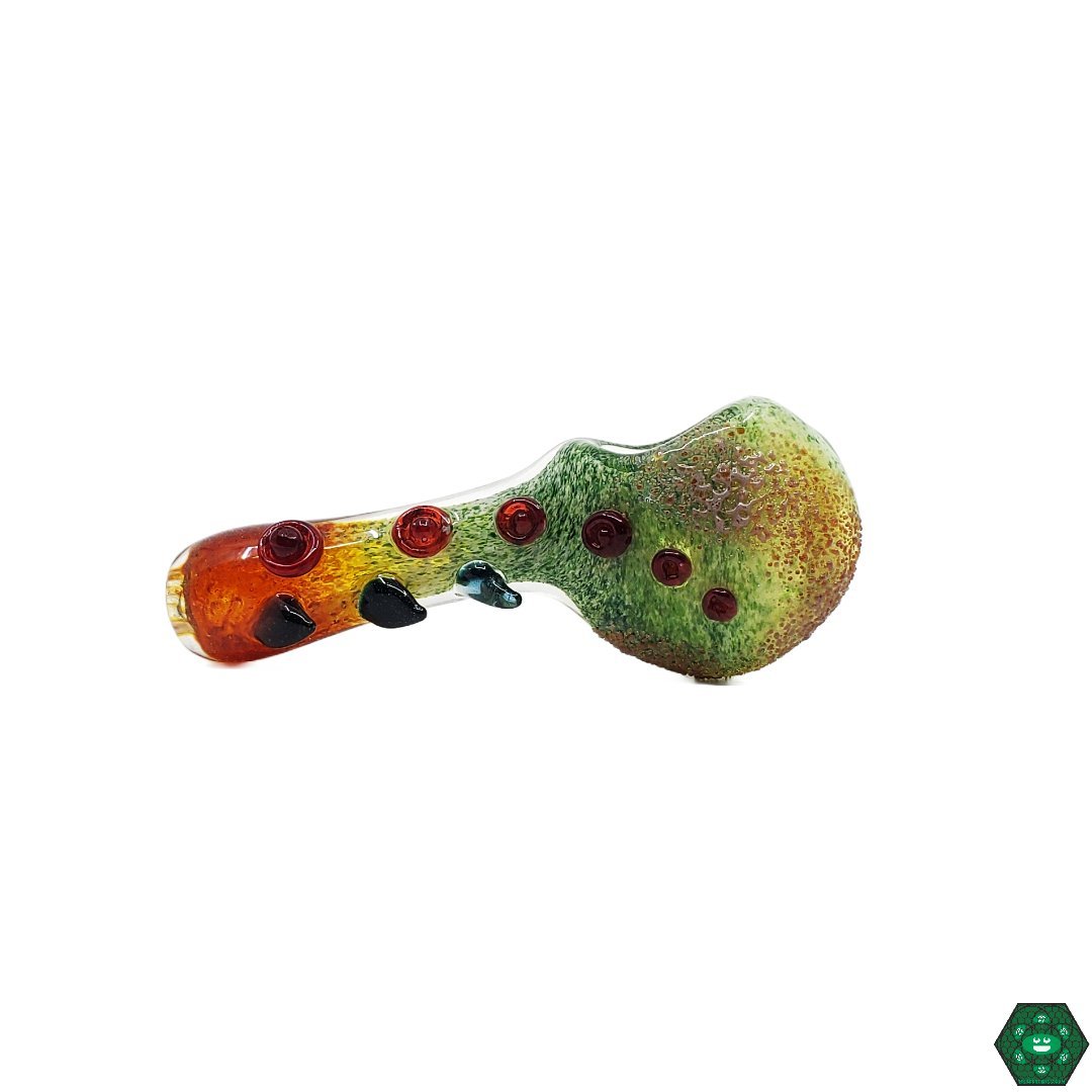 Guru G Chillum, a premium glass smoking pipe designed for quick and efficient sessions with a compact form.