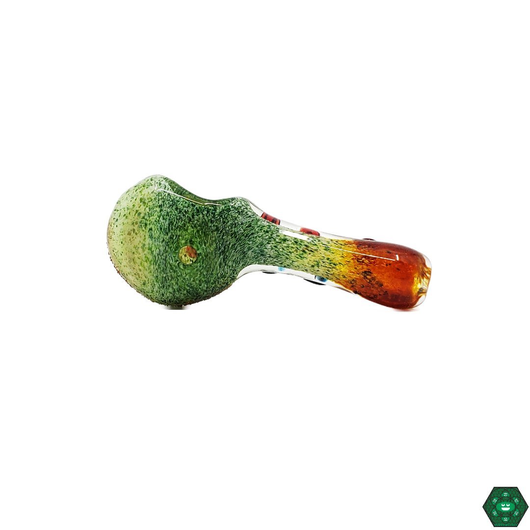 Guru G Chillum, a stylish and functional glass pipe crafted for everyday smokers looking for a convenient option.