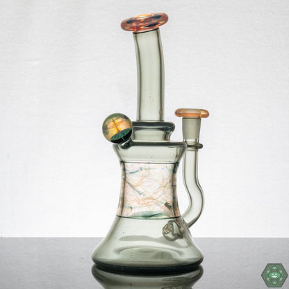 Handcrafted Brick Glass Siriusly Mini Tube, a compact yet high-quality glass smoking piece.