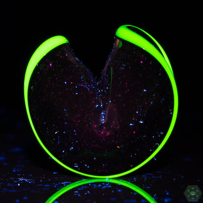  Handcrafted Glass Art Pendant: Each Dux Glass Opal Tech Fortune Cookie Pendant is meticulously handcrafted, ensuring a unique and high-quality piece of wearable art.