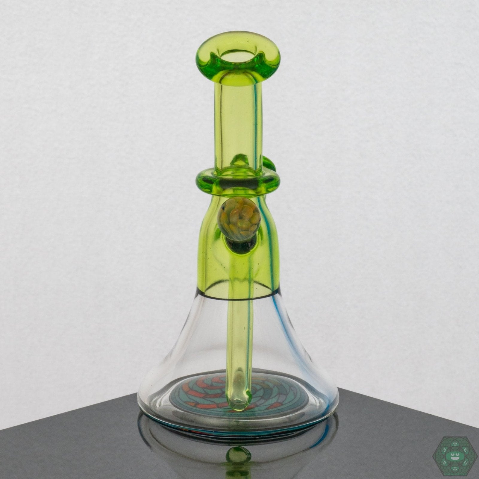 Haterade Brian Jacobson Mini Glass Tube, a compact yet stylish smoking accessory for enthusiasts.