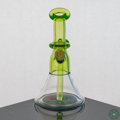 Haterade Brian Jacobson Mini Glass Tube, a compact yet stylish smoking accessory for enthusiasts.