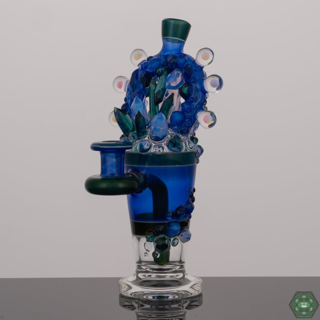 Heady Glass Mini Tube with Opal Accents: This Northern Waters x Stephan Peirce collaboration features stunning opal encased accents and intricate glasswork.