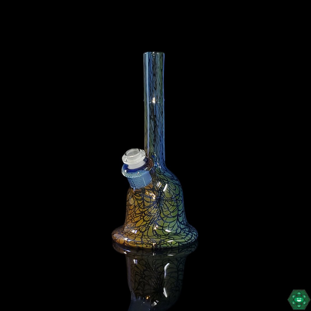  Hefe Glass Fumed Mini Tube: A compact heady glass rig with a color-shifting fumed glass finish, lightweight and portable, ideal for enthusiasts who appreciate heady glass in a compact form, combining striking visuals with smooth hits.