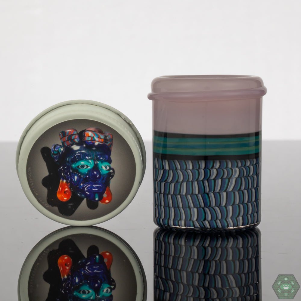 Herb Storage Jars for Collectors: Serious collectors will appreciate the quality and functionality of these large jars from Conversion Glass, perfect for preserving and showcasing their herb collection.


