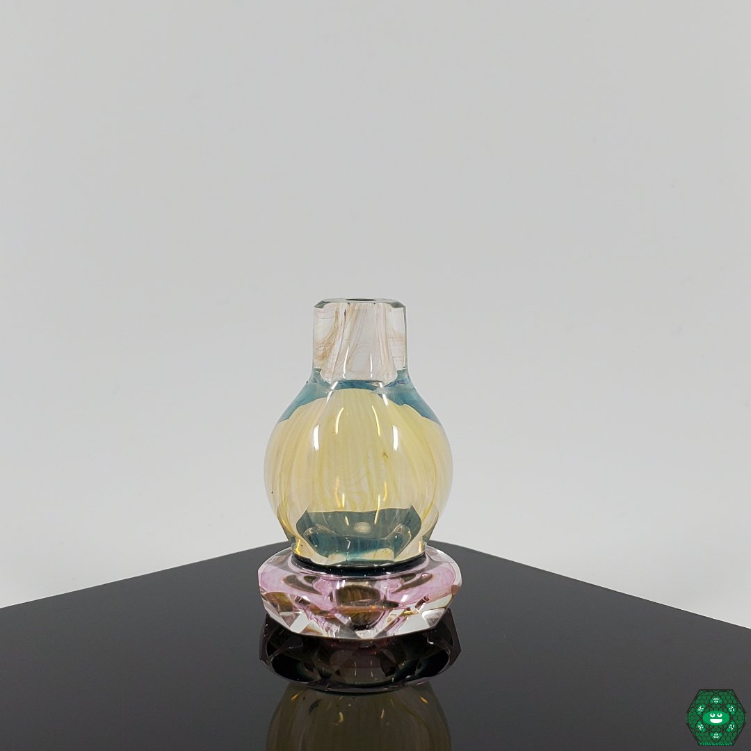 High-quality Brick Glass Bubble Carb Cap, designed for enhanced airflow and better vaporization.