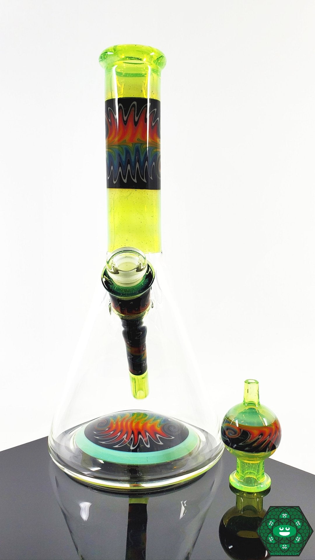 Ian S. Glass Sea Slyme Beaker – Stylish and durable beaker, perfect for collectors and enthusiasts who appreciate unique colorways.