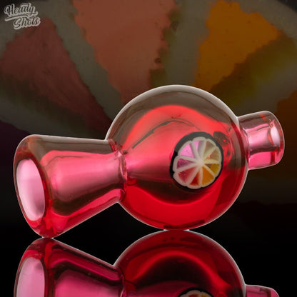 J Fell Bubble Cap, a premium dab accessory handcrafted from borosilicate glass for enhanced dabbing.