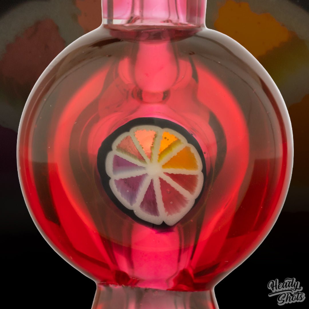  J Fell Handcrafted Bubble Carb Cap, unique bubble design for maximum airflow and enhanced dabbing experience, made from high-quality borosilicate glass.