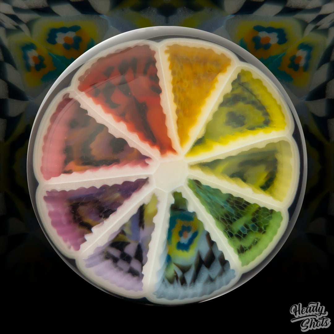 Detailed view of the J Fell x Lyons Marble, showcasing the exquisite craftsmanship and artistry.