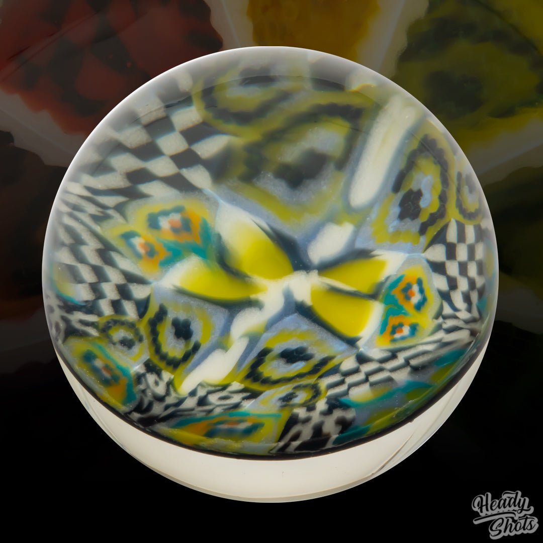  J Fell x Lyons Marble, a functional glass accessory that enhances your dabbing experience.
