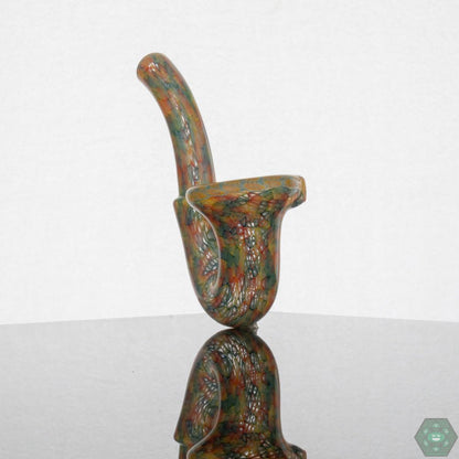 Jeff Heathbar Glass Sherlock – Collectible murrini Sherlock pipe, ideal for both display and practical use, showcasing intricate craftsmanship.