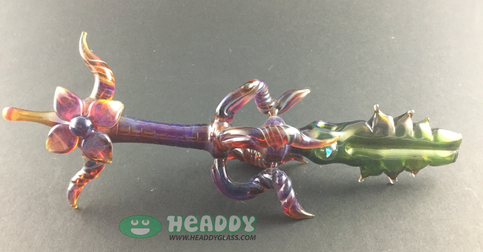 Jon E Walker flower dry - Headdy Glass - HG
