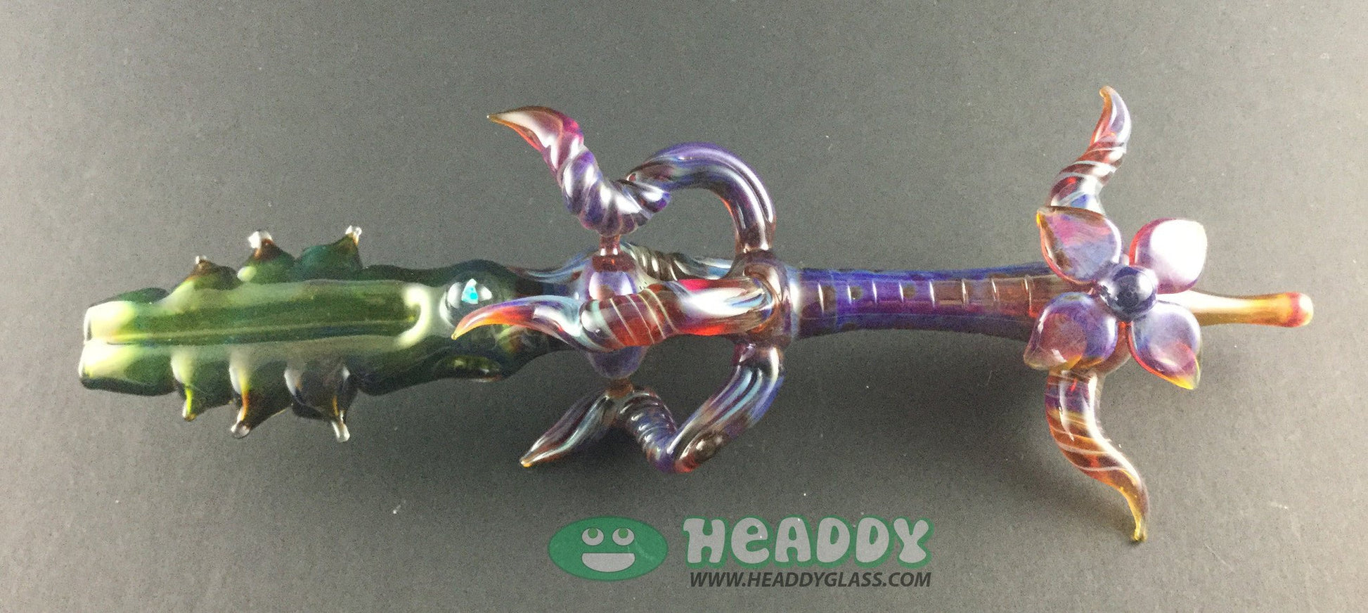 Jon E Walker flower dry - Headdy Glass - HG