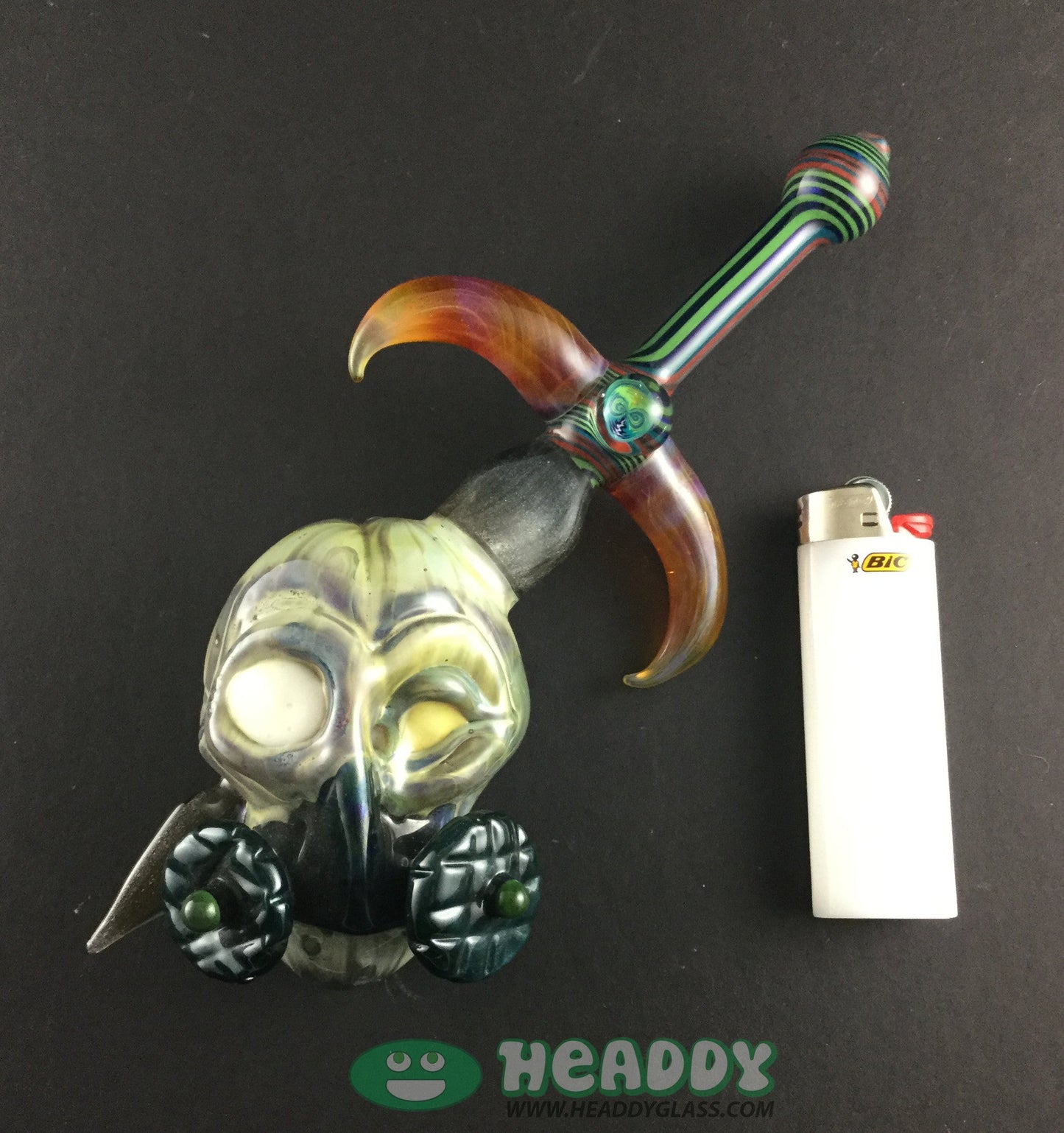Jon E Walker/Grit gas mask dry - @jwalkerglass - HG