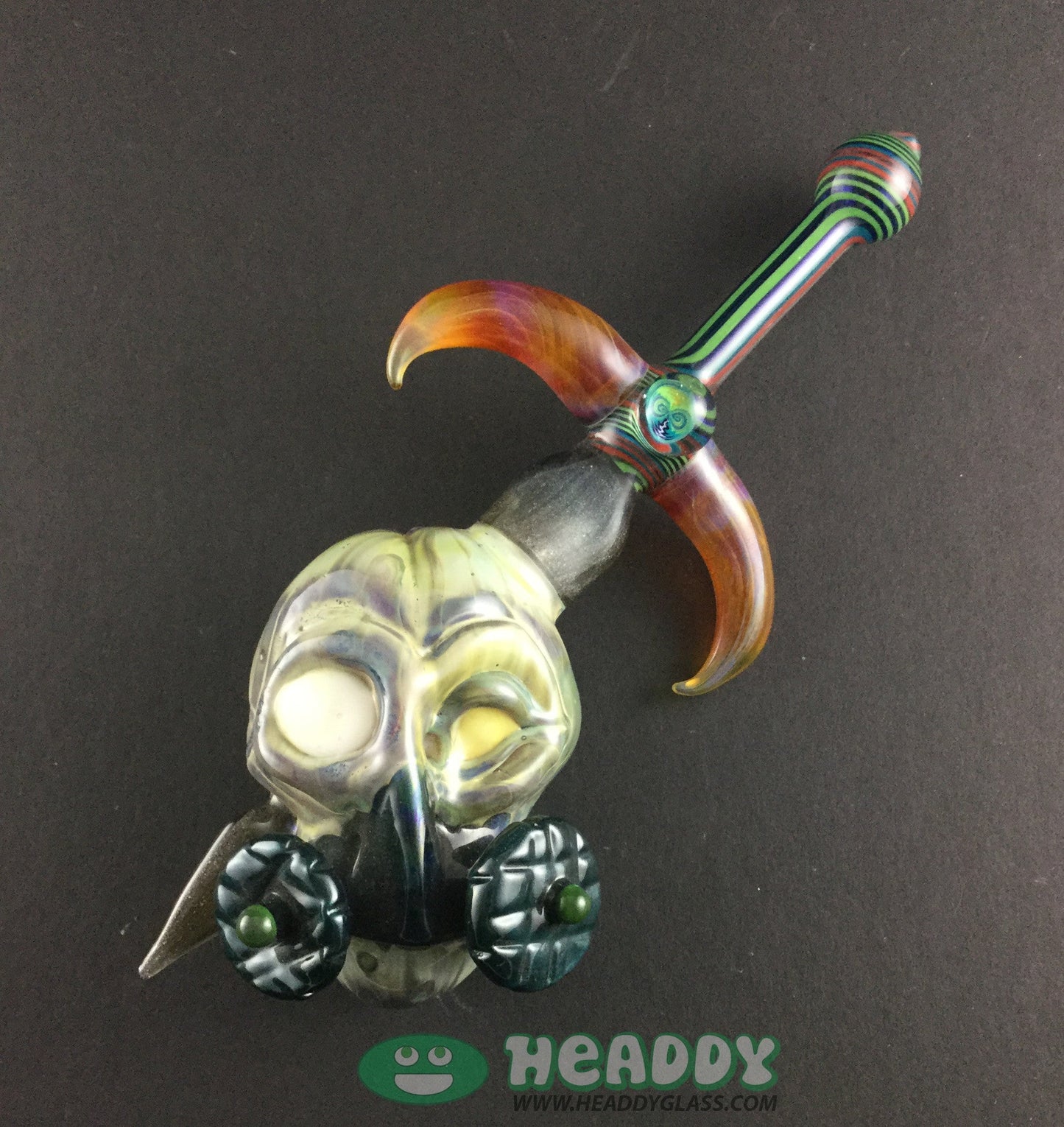 Jon E Walker/Grit gas mask dry - @jwalkerglass - HG