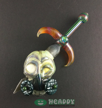 Jon E Walker/Grit gas mask dry - @jwalkerglass - HG