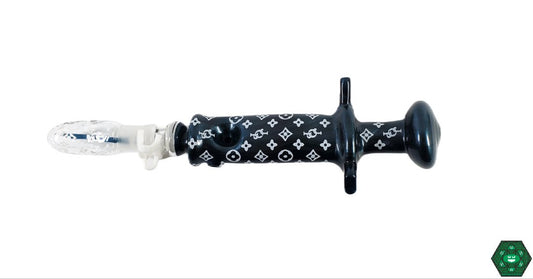 JOP Syringe Pipe, a unique syringe-shaped glass pipe designed for smooth airflow, portability, and durable everyday use.