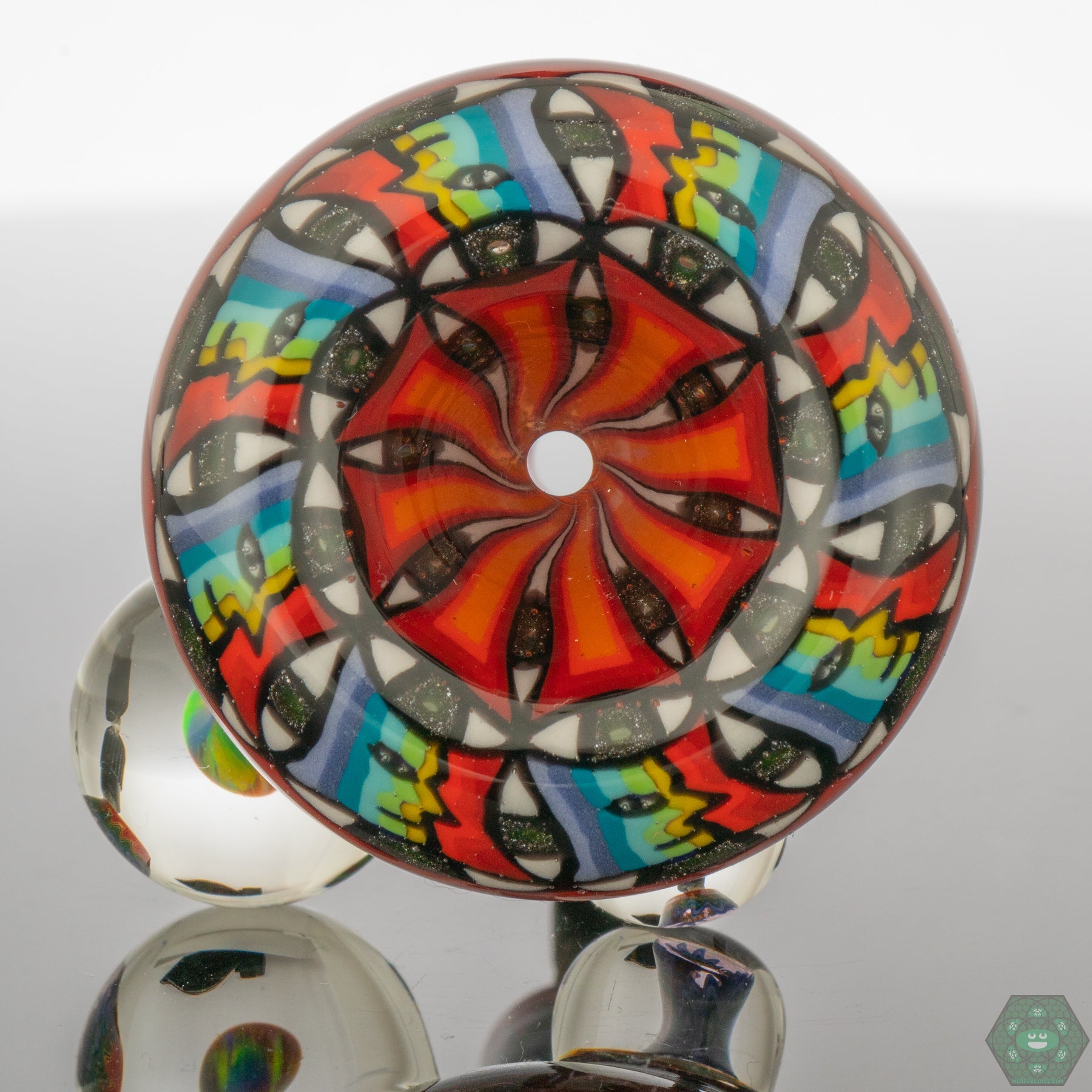 Kevin Murray Fully Worked 14MM Slider - @Kevinmurrayglass - HG