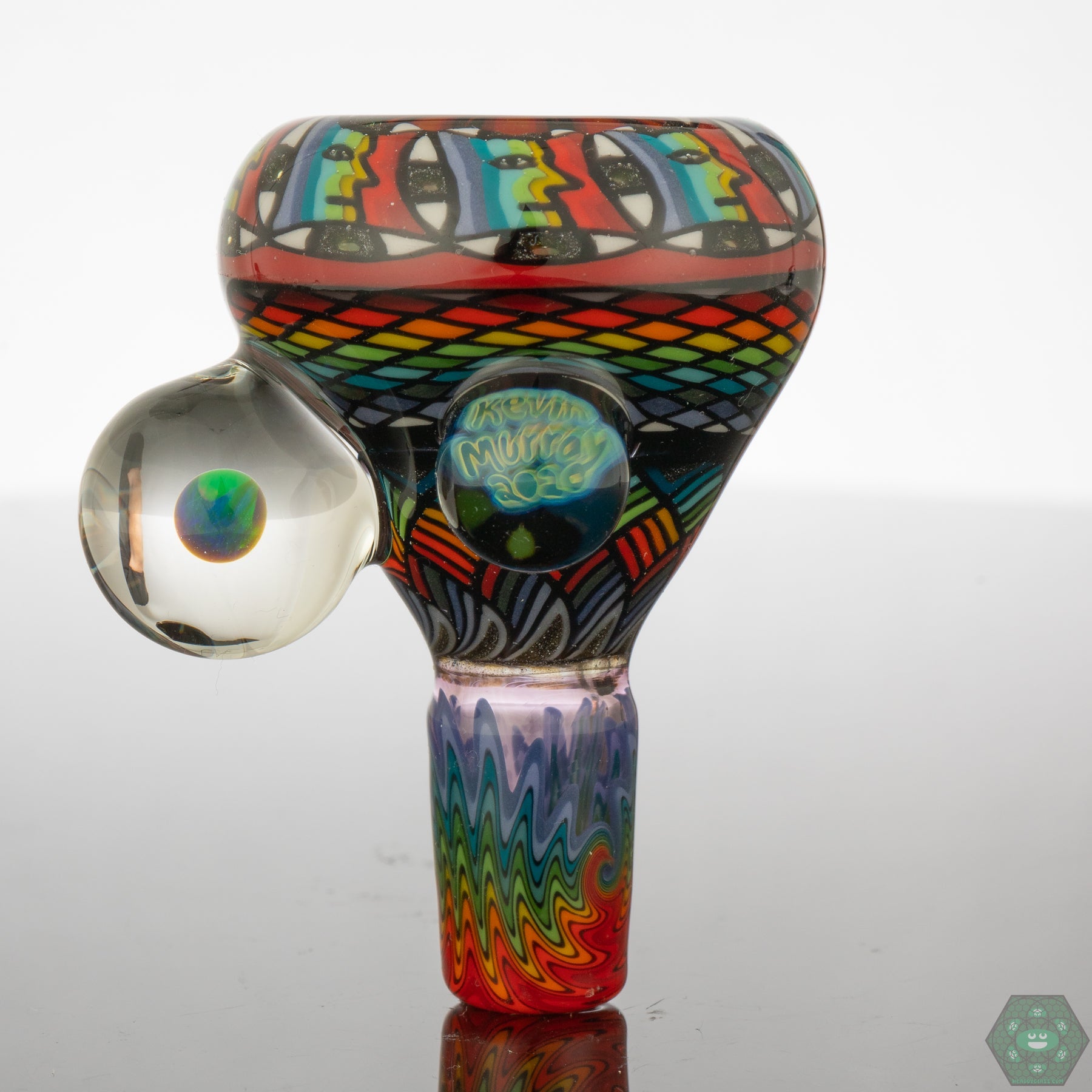 Kevin Murray Fully Worked 14MM Slider - @Kevinmurrayglass - HG