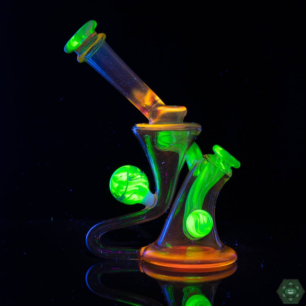 Kilo Glass - Fully Worked Recycler #113 - @Kiloglass - HG