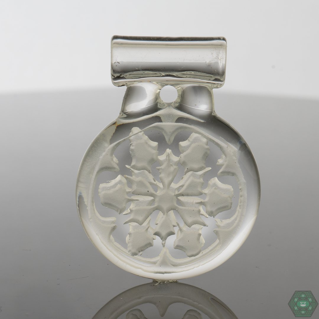 Mesonja Glass - Clear Sandblasted Amulets - Mesonja Glass - HG