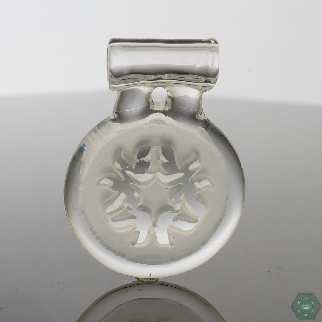 Mesonja Glass - Clear Sandblasted Amulets - Mesonja Glass - HG