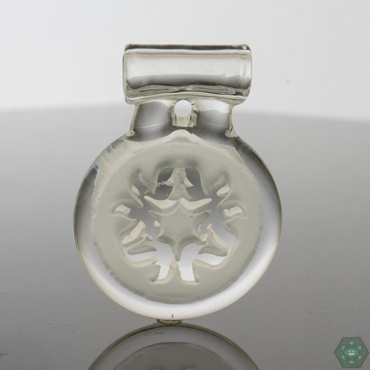Mesonja Glass - Clear Sandblasted Amulets - Mesonja Glass - HG