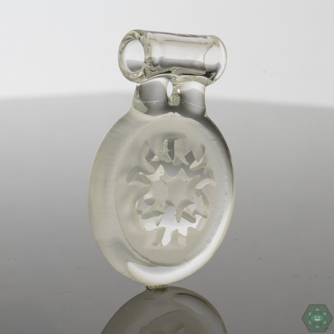 Mesonja Glass - Clear Sandblasted Amulets - Mesonja Glass - HG