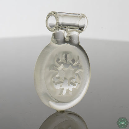 Mesonja Glass - Clear Sandblasted Amulets - Mesonja Glass - HG