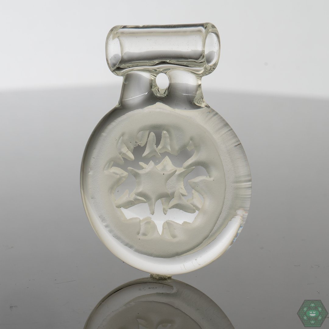 Mesonja Glass - Clear Sandblasted Amulets - Mesonja Glass - HG