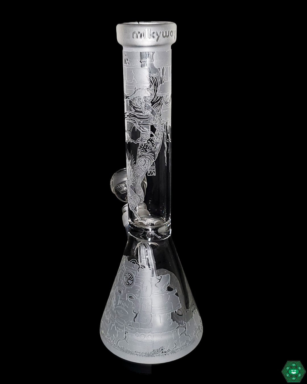 Milkyway Glass - 11" Ancient Ruins Beaker - @Milkywayglass - HG