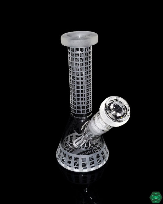 Milkyway Glass - Small Squared Beaker - @Milkywayglass - HG