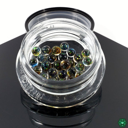 Miyagi G Crushed Opal Pearls – Unique terp pearls designed to enhance dabbing with beauty and functionality, available at Headdy Glass.