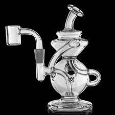 MJ Arsenal Mini Jig, a compact recycler dab rig designed for smooth, portable hits, featuring an efficient recycler function to maintain flavor integrity, ideal for beginners and seasoned users alike, crafted from durable materials for long-lasting use.