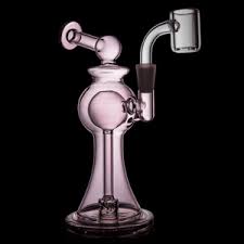 MJ Arsenal Pink Apollo Mini Rig, a stylish pink mini rig designed for optimal performance, delivering smooth and flavorful hits with its unique orbital design, compact and efficient for everyday use.