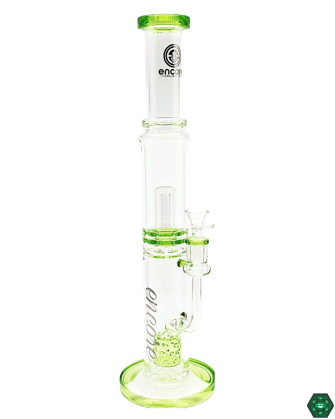 Monark Glass - 16" Ratchet w/ Holes Straight Tube - @Monarkglass - HG