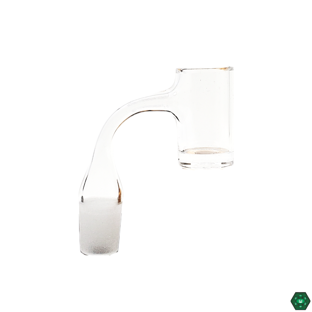 Close-up of Monark Glass 25mm Seamless Quartz Nail, showcasing its seamless full weld design for reliable heat distribution and premium performance.