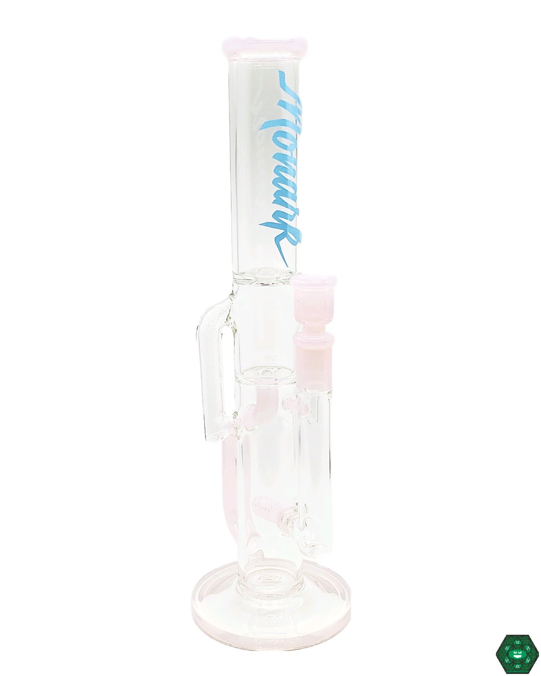 Monark Glass - 50mm Recycler (Pink) - @Monarkglass - HG