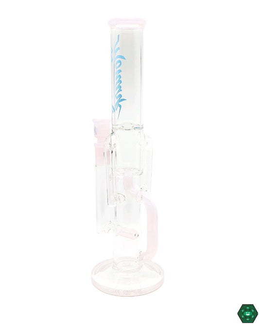 Monark Glass - 50mm Recycler (Pink) - @Monarkglass - HG