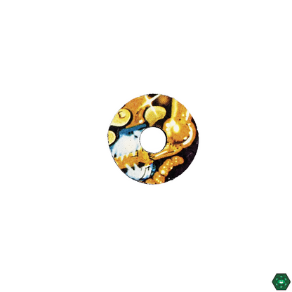 Mood Mats Mood Rings displayed as a part of a complete smoking setup, offering both functionality and stylish design.