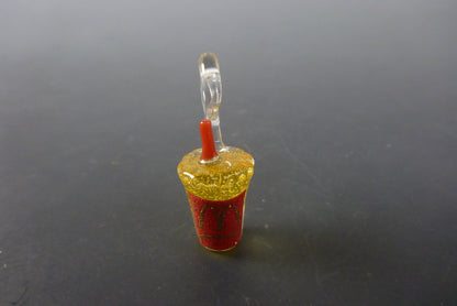 Mr. V unhappy meal pendant - Headdy Glass - HG