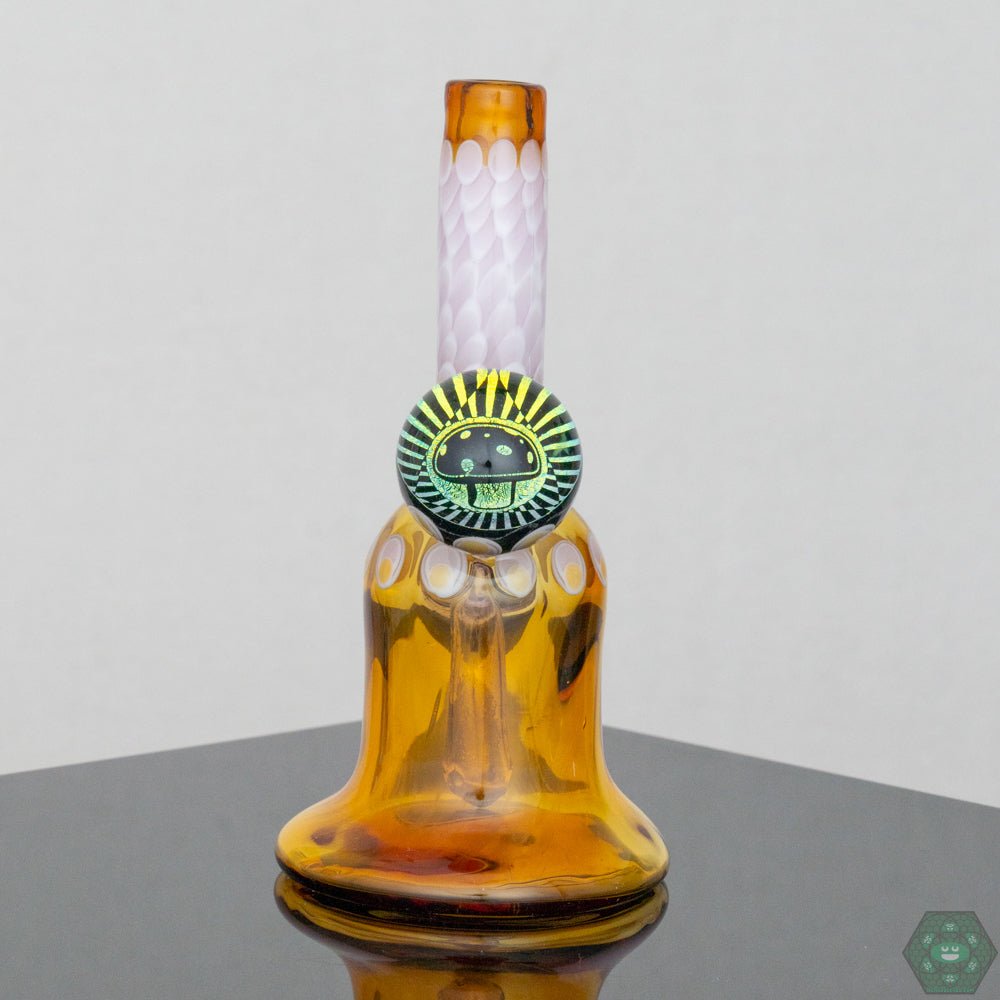 Natrix Glass Mini Tube #10 – Artistically designed glass rig with vibrant colors and smooth airflow for a premium smoking experience.