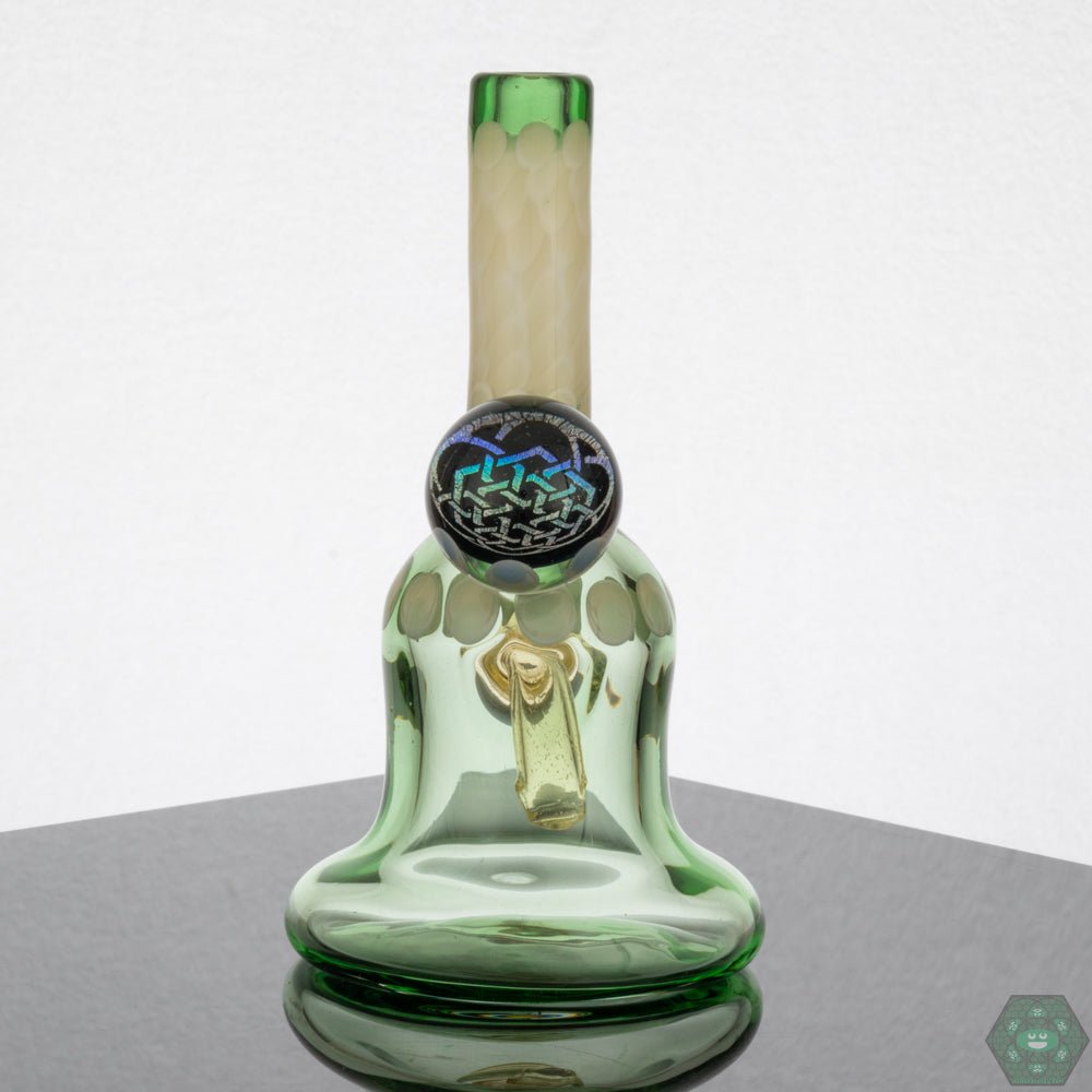 Natrix Glass Mini Tube #7 – Features vibrant dichroic glass accents and colorful design, perfect for collectors.
