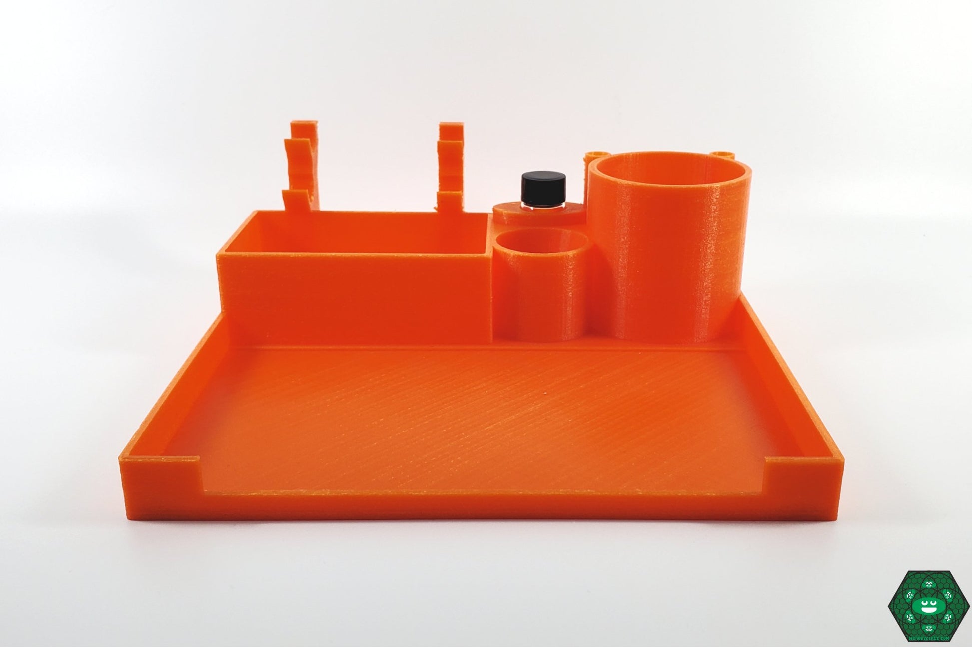  ODT Dabtray, an organized dab station for tools and accessories, featuring compartments for dabbers, torches, and more, a perfect addition to any dabbing setup.