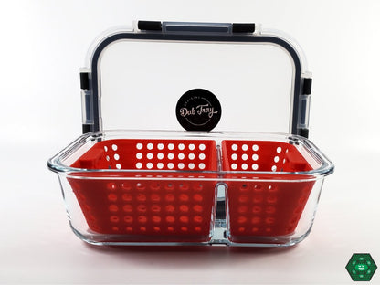 ODT Dual Dunk Stations, featuring a dual-sifter design for clean bangers, available in multiple colors, perfect for any dabbing session.