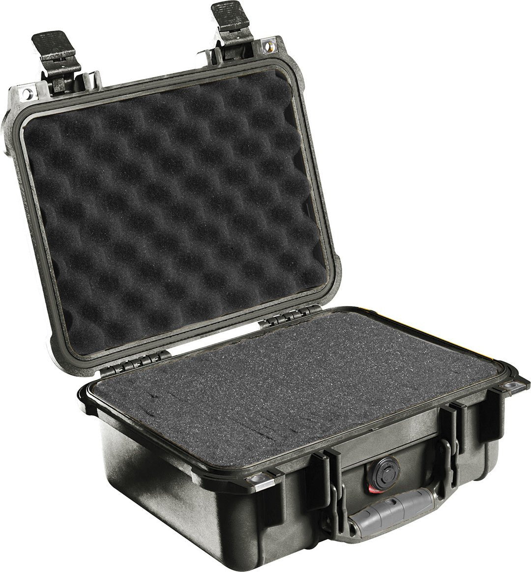 Pelican 1401 Case, a durable and secure hard-shell storage box offering protection against impacts and water damage.